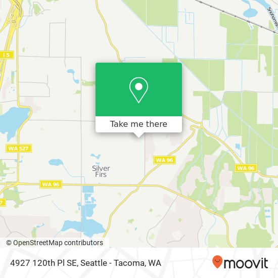 Mapa de 4927 120th Pl SE, Everett, WA 98208