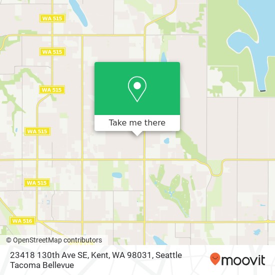 23418 130th Ave SE, Kent, WA 98031 map