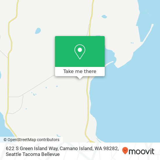 Mapa de 622 S Green Island Way, Camano Island, WA 98282