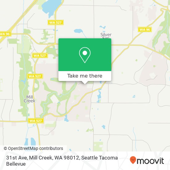 31st Ave, Mill Creek, WA 98012 map