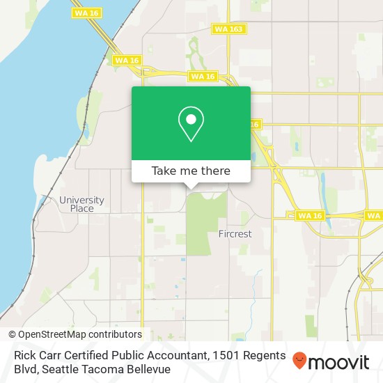 Rick Carr Certified Public Accountant, 1501 Regents Blvd map