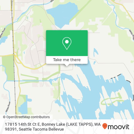 17815 14th St Ct E, Bonney Lake (LAKE TAPPS), WA 98391 map