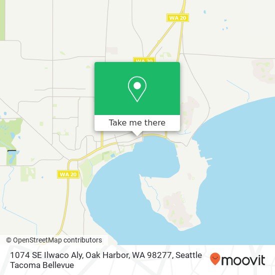 Mapa de 1074 SE Ilwaco Aly, Oak Harbor, WA 98277