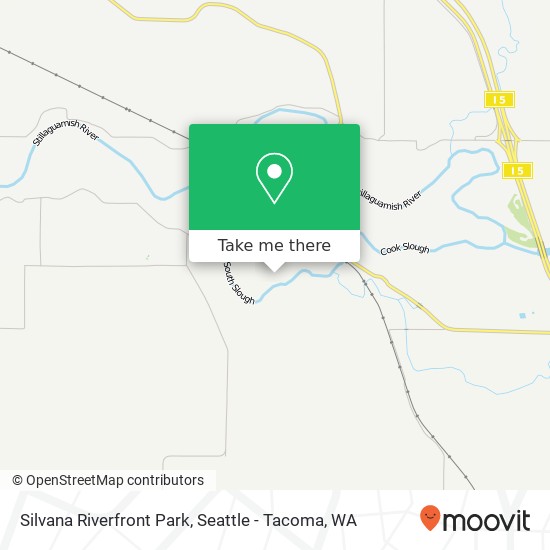 Mapa de Silvana Riverfront Park, 21827 Sather Rd