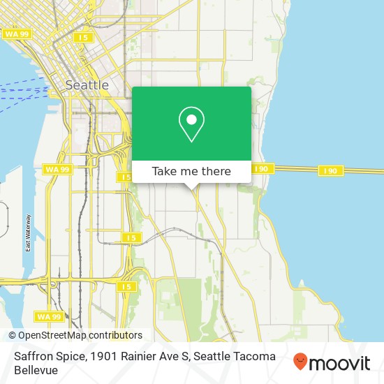 Mapa de Saffron Spice, 1901 Rainier Ave S