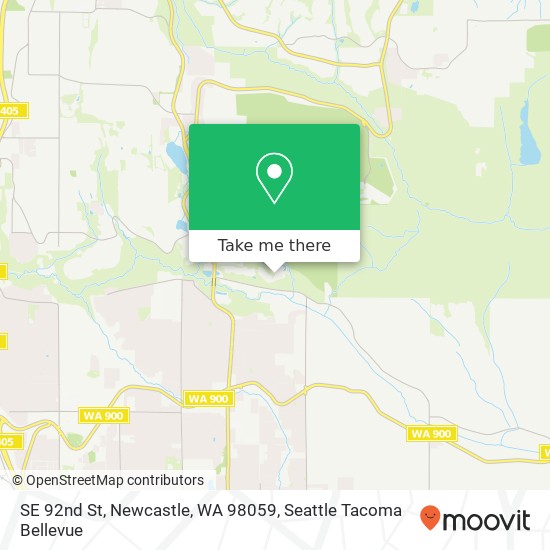 SE 92nd St, Newcastle, WA 98059 map