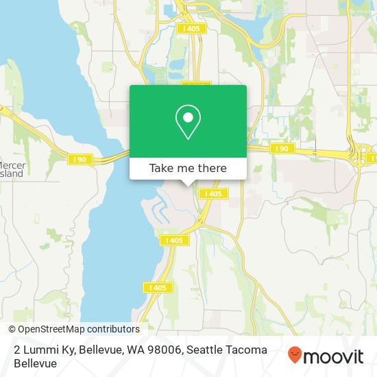 2 Lummi Ky, Bellevue, WA 98006 map