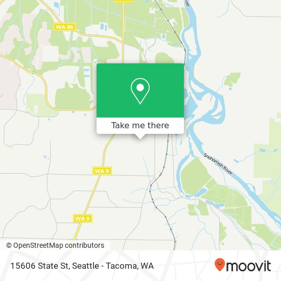 Mapa de 15606 State St, Snohomish, WA 98296