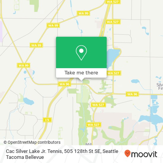 Mapa de Cac Silver Lake Jr. Tennis, 505 128th St SE