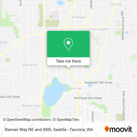 Mapa de Banner Way NE and 85th