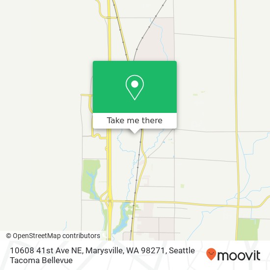 Mapa de 10608 41st Ave NE, Marysville, WA 98271