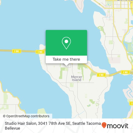 Studio Hair Salon, 3041 78th Ave SE map