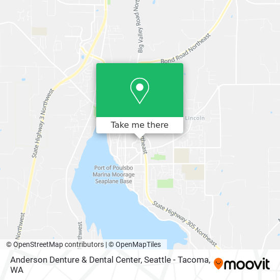 Mapa de Anderson Denture & Dental Center