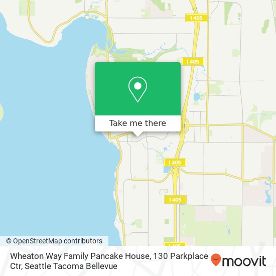 Wheaton Way Family Pancake House, 130 Parkplace Ctr map