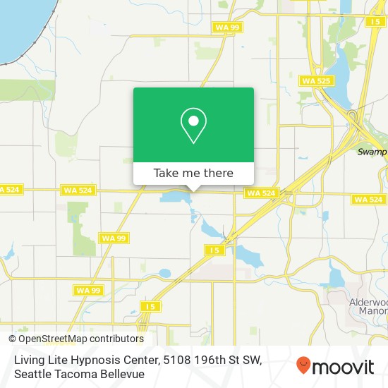 Living Lite Hypnosis Center, 5108 196th St SW map