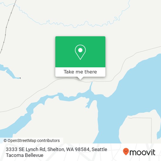 Mapa de 3333 SE Lynch Rd, Shelton, WA 98584