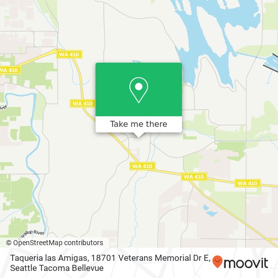 Mapa de Taqueria las Amigas, 18701 Veterans Memorial Dr E