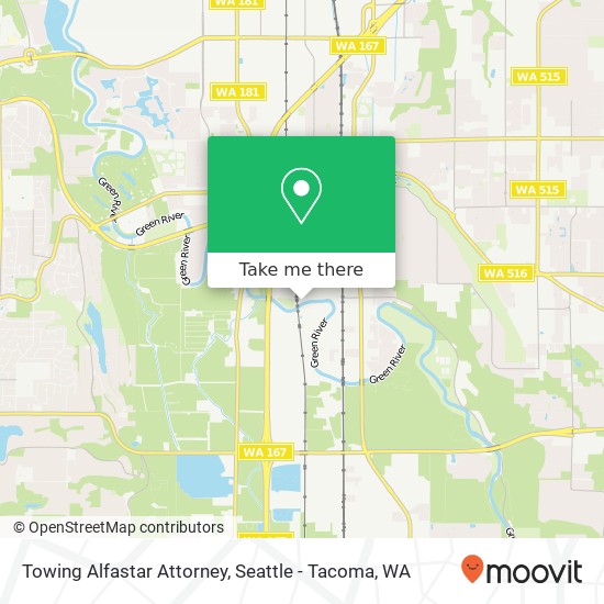 Mapa de Towing Alfastar Attorney