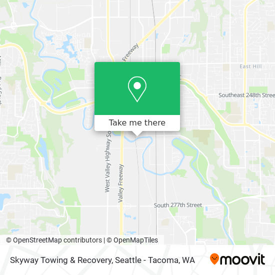 Skyway Towing & Recovery map