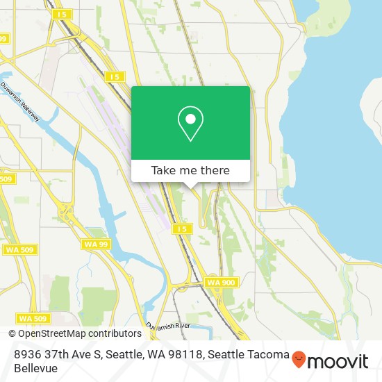 8936 37th Ave S, Seattle, WA 98118 map