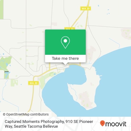 Captured Moments Photography, 910 SE Pioneer Way map