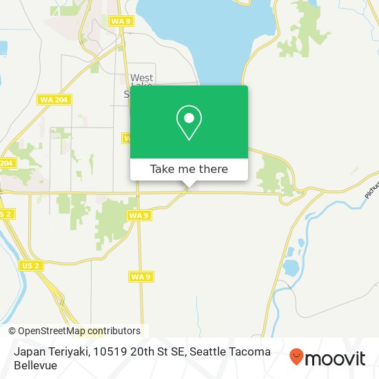 Mapa de Japan Teriyaki, 10519 20th St SE