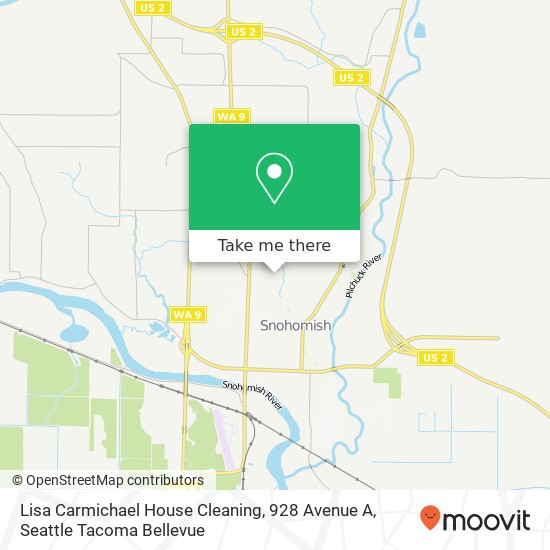 Lisa Carmichael House Cleaning, 928 Avenue A map