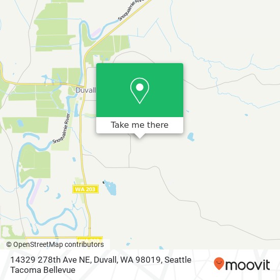 Mapa de 14329 278th Ave NE, Duvall, WA 98019