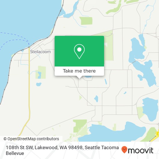 108th St SW, Lakewood, WA 98498 map