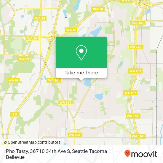 Mapa de Pho Tasty, 36710 34th Ave S