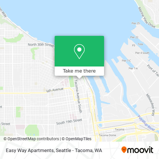 Easy Way Apartments map
