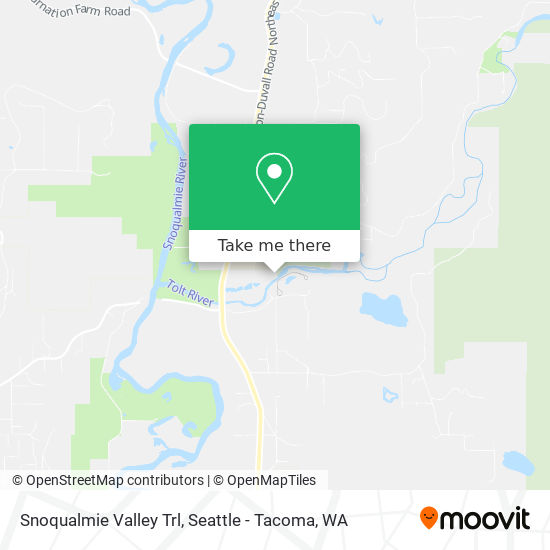 Mapa de Snoqualmie Valley Trl