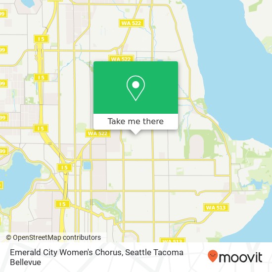 Emerald City Women's Chorus map