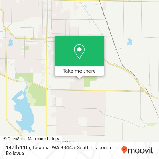 Mapa de 147th 11th, Tacoma, WA 98445