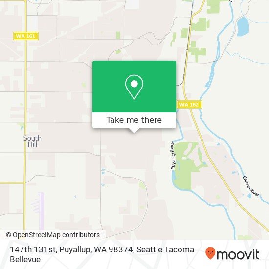 147th 131st, Puyallup, WA 98374 map