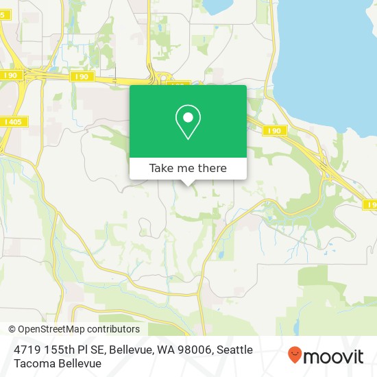 4719 155th Pl SE, Bellevue, WA 98006 map