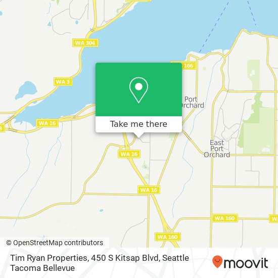 Tim Ryan Properties, 450 S Kitsap Blvd map