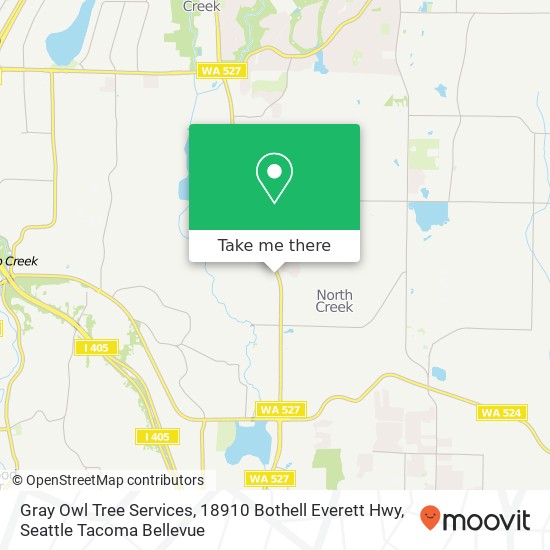 Gray Owl Tree Services, 18910 Bothell Everett Hwy map