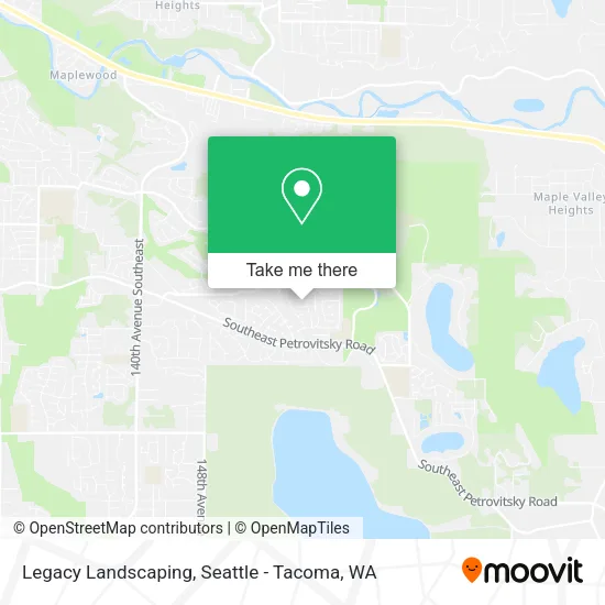 Mapa de Legacy Landscaping
