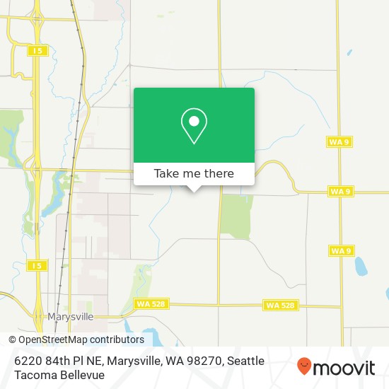 Mapa de 6220 84th Pl NE, Marysville, WA 98270