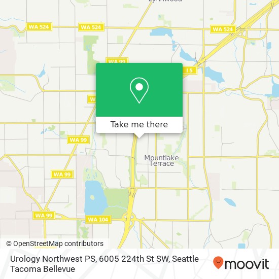 Urology Northwest PS, 6005 224th St SW map