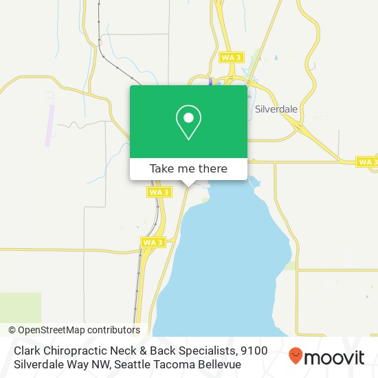 Clark Chiropractic Neck & Back Specialists, 9100 Silverdale Way NW map