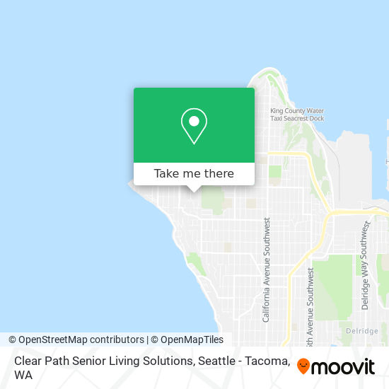 Mapa de Clear Path Senior Living Solutions