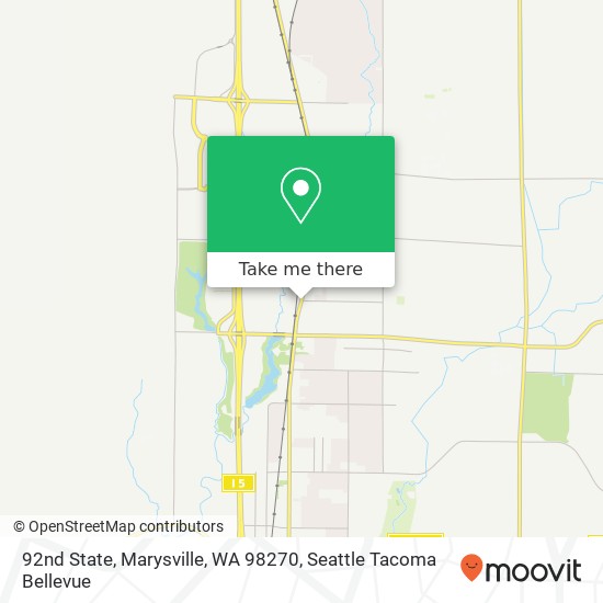 92nd State, Marysville, WA 98270 map