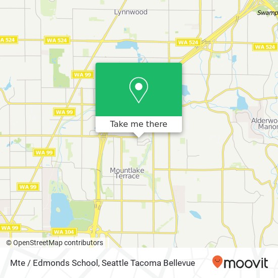 Mapa de Mte / Edmonds School