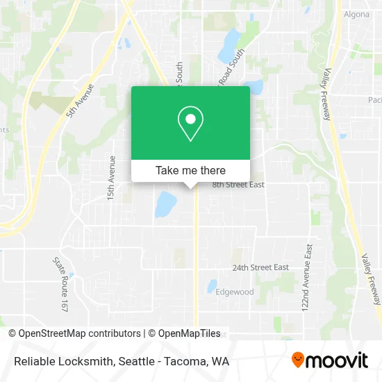 Reliable Locksmith map