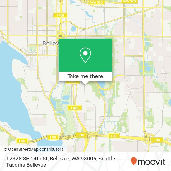 12328 SE 14th St, Bellevue, WA 98005 map