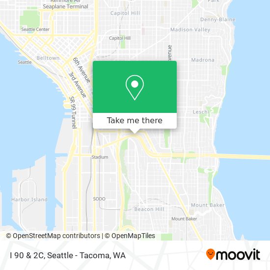 I 90 & 2C map