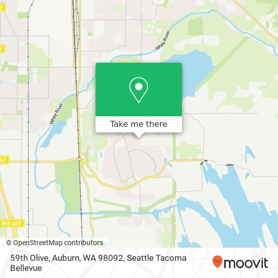 Mapa de 59th Olive, Auburn, WA 98092