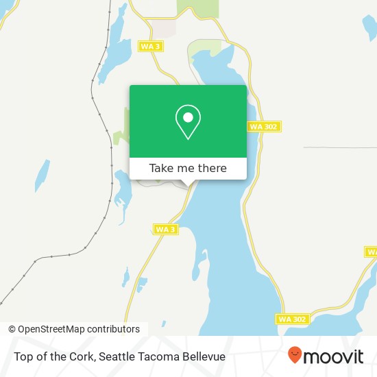 Top of the Cork map